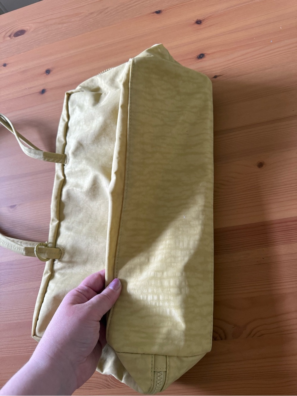BAGGU Pale Yellow bowler bag - Picture 4 of 4